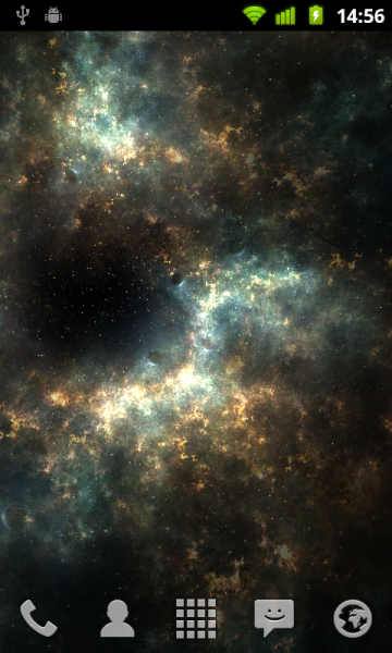 Shadow Galaxy Live Wallpaper FREE